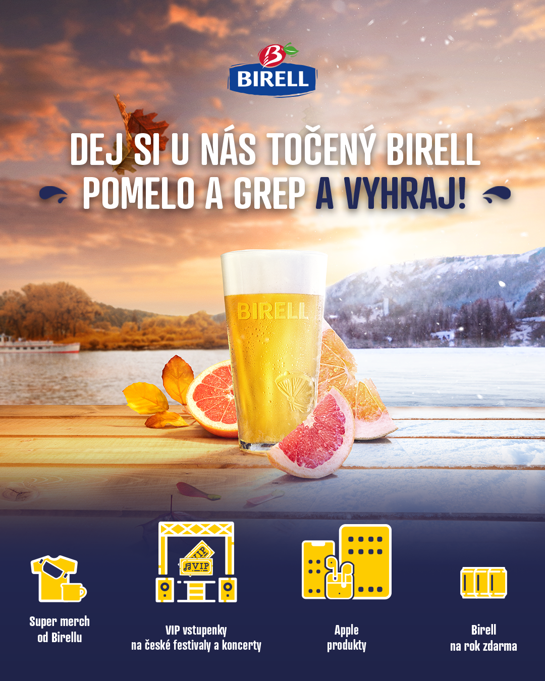 Birell Pomelo a Grep soutěž
